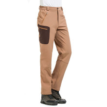 Men′s Outdoor Softshell Fleece Pants Waterproof Thermal Pants